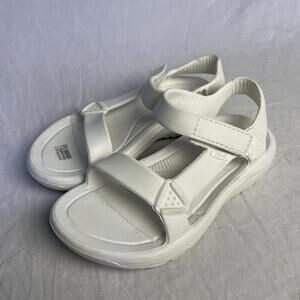 Teva Hurricane Drift Sz W6 Drift White Rubber Molded Women’s Water Sandals
